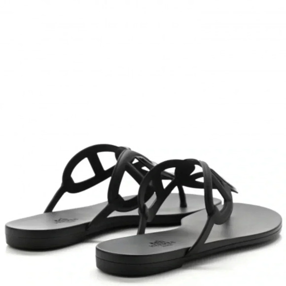 Hermes
Rubber Womens Egerie
Sandals 38 Black - Picture 2 of 9